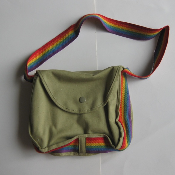 Avon Handbags - Vintage 70s Avon Colorworks! rainbow shoulder bag